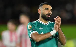 رد فعل محمد صلاح عقب الخسارة من برينتفورد