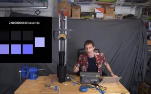 هل يمكن رؤية الضوء وهو يتحرك؟ هذا المبتكر فعلها!