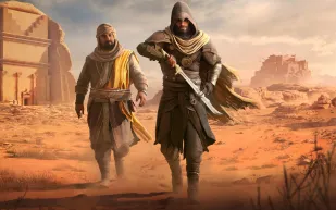 توسعة Assassin’s Creed Mirage الجديدة: باسم يعزف العود في العُلا