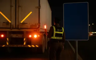 المرور يحذّر: غرامة تصل إلى 2000 ريال للشاحنات بدون إنارة وعواكس