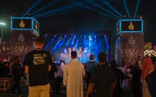 هولوجرام الواقع والخيال يبهر جمهور Six Kings Slam في الرياض (فيديو)