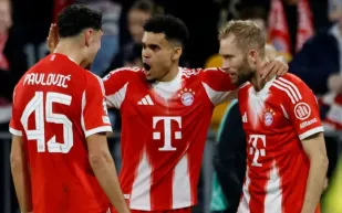 بايرن ميونيخ يكتسح سيركل بروج برباعية ويعزز صدارته في دوري الأبطال (فيديو)