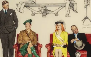 لوحة نورمان روكويل الشهيرة من البيت الأبيض تُطرح في مزاد علني