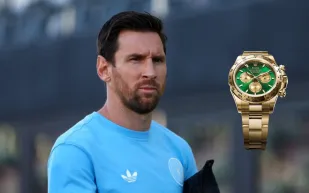 ميسي يتألق في معرض الساعات العالمي بقطعة نادرة من رولكس