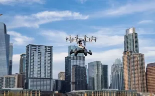 Lift Aircraft تكشف عن درون بشري فريد.. فائق الخفة ويتيح الطيران بدون رخصة (فيديو)