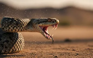 تصوير هجمات الأفاعي السامة بتقنية الفيديو عالي السرعة لأول مرة (فيديو)