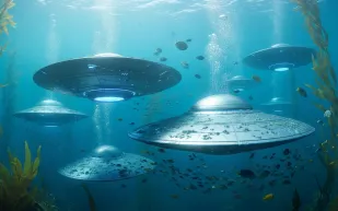 تطبيق "إنيغما" يكشف تفاصيل جديدة عن الأجسام الطائرة المجهولة تحت الماء