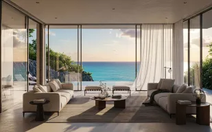 بنتهاوس كاريبي عصري على جرف صخري للبيع مقابل مبلغ هائل