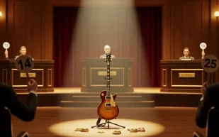 بيع غيتار "الانفصال التاريخي" لفرقة أواسيس بمبلغ قياسي