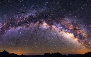 صورة راديوية ملونة تقدم نظرة غير مسبوقة لمجرة درب التبانة (فيديو)