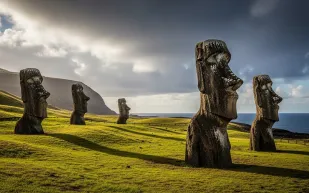 دراسة تكشف طريقة "المشي" التي نقلت بها تماثيل مواي العملاقة