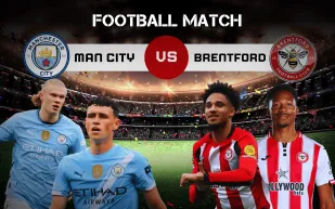 تشكيلة مانشستر سيتي وبرينتفورد المتوقعة قبل المواجهة الحاسمة