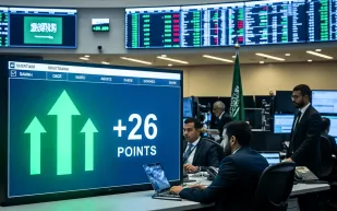 مؤشر "تاسي" يسجل مكاسب بـ 26 نقطة وسط تداولات نشطة