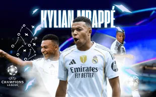 مبابي يسجل هاتريك جديد ويصل إلى 60 هدفًا أوروبيًا