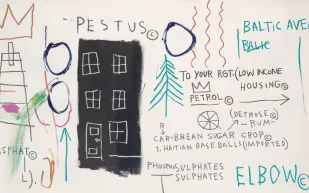 لوحة لباسكيات تُعرض في مزاد بقيمة تصل إلى 3.8 مليون دولار أمريكي