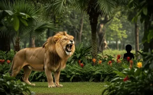 أسد يهاجم طفلًا في تايلاند بعد فراره من صاحبه