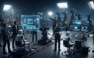 كيف أثر الذكاء الاصطناعي على وظائف صناع المحتوى في هوليوود؟ دراسة تكشف