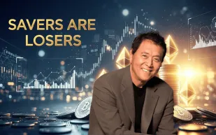 "المدخرون خاسرون".. نصائح كيوساكي للاستثمار في الفضة والإيثيريوم