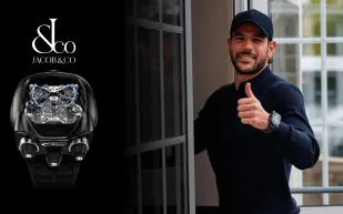 ثيو هيرنانديز يخطف الأنظار بساعة جاكوب آند كو بوغاتي شيرون توربيون.. كم سعرها؟