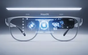  آبل تخطط لإطلاق نظارات ذكية مع شاشة مدمجة بنظام VisionOS في 2026