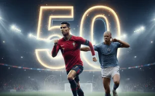 هالاند يطارد إنجاز رونالدو التاريخي.. من يصل أولًا إلى 1000 هدف؟ (فيديو)