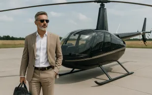 الهليكوبتر الخاصّة بين يديك: دليل اختيار الطائرة المثالية لنمط حياتك الفاخر