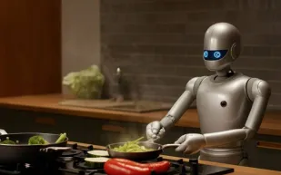 روبوت بملامح إنسان.. ابتكار صيني يغيّر مستقبل المهام المنزلية (فيديو)