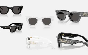 نظارات Ray-Ban تلمع بالألماس في تعاون فاخر مع آيساب روكي