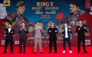 طوكيو تشهد المؤتمر الصحفي لنزال "ليلة الساموراي" بين إينوي وبيكاسو