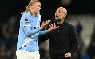 بعد ثلاثية أمام ليدز.. ما الذي أزعج غوارديولا من هالاند تحديدًا؟ (فيديو)