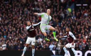 هالاند يدافع عن الـVAR ويؤكد: "ما زلت بعيدًا عن ميسي ورونالدو" ( فيديو)