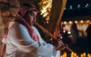 ليلة الدرعية.. السعودية تبهر العالم في حفل ضيافة عالمي (فيديو)