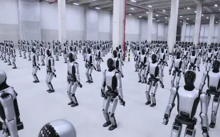 روبوتات UBTECH تُعرض في فيديو مثير يشبه "جيشًا آليًا" بتقنيات متقدمة