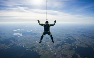 قافز سويسري ينجو من موت محقق بعد اصطدامه بجرف في البرازيل (فيديو)