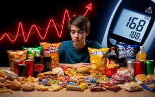 دراسة توضح العلاقة بين الأطعمة فائقة المعالجة والسكري لدى الشباب