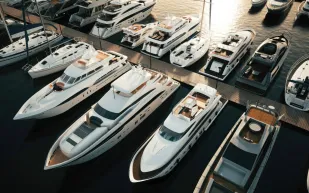 حريق في مارينا زياس يتسبب في غرق 4 يخوت فاخرة (فيديو)