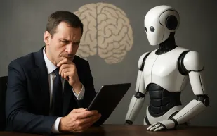 مفارقة الذكاء الاصطناعي: هل نفقد حدسنا القيادي عندما نفوض التفكير للآلة؟