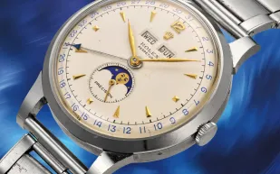 ساعة رولكس نادرة تحقق رقماً قياسياً في مزاد!