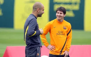  ميسي يشيد بغوارديولا.. ماذا قال؟