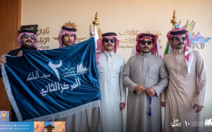 تتويج "وضح” الموسى بسيف الملك في مهرجان الملك عبد العزيز للإبل