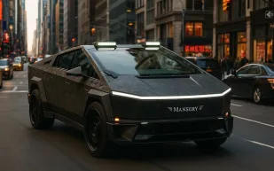 تسلا سايبرتراك ترتدي أغلى لوحة أرقام وتجذب الأنظار في دبي (فيديو)