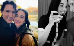 كاتي بيري﻿ ورئيس الوزراء الكندي السابق يُعلنان علاقتهما رسميًا على إنستغرام (فيديو)