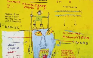 لوحة "Onion Gum" لباسكيات تحقق رقماً قياسياً في معرض ميامي