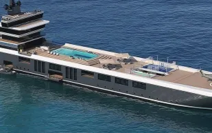 ثورة في عالم اليخوت: سفينة حاويات تتحول إلى قصر عائم