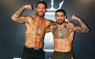 الرياضة تجمعهم.. إيليا توبوريا يتدرب مع أسطورة ريال مدريد سيرجيو راموس (فيديو)