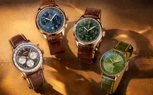 بريتلينغ تحتفل بالأعياد بإطلاق ساعات ذهبية محدودة الإصدار