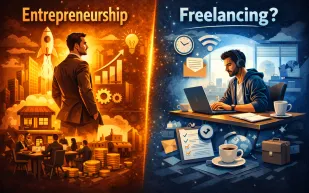 العمل الحر وريادة الأعمال: أيهما أنسب لك؟