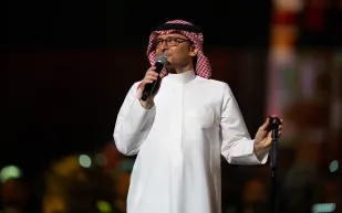 بروفات مكثفة لعبدالمجيد عبدالله استعدادًا لحفل عُمان (فيديو)