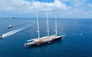 لقاء استثنائي بين Black Pearl و Koru أكبر يختين شراعيين على الأرض (فيديو)