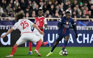 هل يشارك ديمبلي في مباراة  باريس سان جيرمان ضد موناكو؟ 